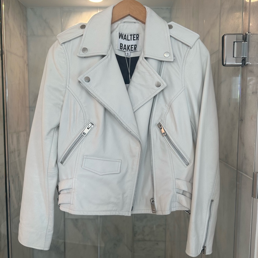 Walter Baker Lamb Leather Moto Jacket NWT